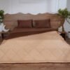 All Season Pure Cotton Reversible Comforter 300 TC Cocoa Brown & Biscotti Bliss