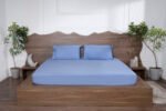 Luxury-Cotton-Solid-Fitted-Bed-Sheet-525-TC-Bel-Air-blue