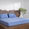 Luxury-Cotton-Solid-Fitted-Bed-Sheet-525-TC-Bel-Air-blue