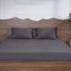 Luxury-Cotton-Solid-Fitted-Bed-Sheet-525-TC-Granite-Gray