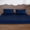 Luxury-Cotton-Solid-Fitted-Bed-Sheet-525-TC-Midnight-Navy