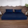 Luxury-Cotton-Solid-Fitted-Bed-Sheet-525-TC-Midnight-Navy