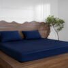 Luxury-Cotton-Solid-Fitted-Bed-Sheet-525-TC-Midnight-Navy