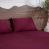 Luxury-Cotton-Solid-Fitted-Bed-Sheet-525-TC-Mulberry-Red