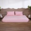 Luxury Cotton Solid Fitted Bed Sheet 525 TC