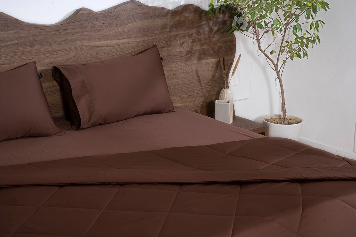 All-Season-Pure-Cotton-Comforters-Set-Cocoa-Brown