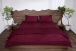 All-Season-Pure-Cotton-Comforters-Set-Mulberry-Red