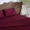 All-Season-Pure-Cotton-Comforters-Set-Mulberry-Red