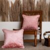 Blush Botanical Bliss Embroidered Cushion Cover