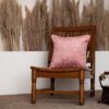 Blush Botanical Bliss Embroidered Cushion Cover