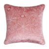 Blush Botanical Bliss Embroidered Cushion Cover