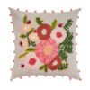 Magnolia Majesty Hand Embroidered Cushion Cover